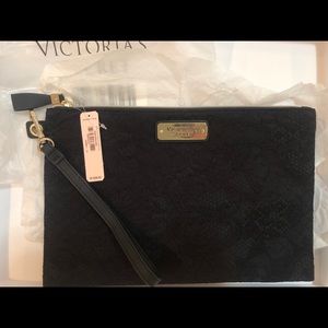 Victoria's Secret Lace Large Beauty Cosmetic Bag